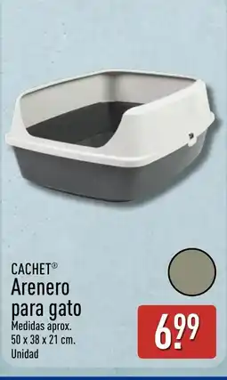 ALDI CACHET Arenero para gato oferta