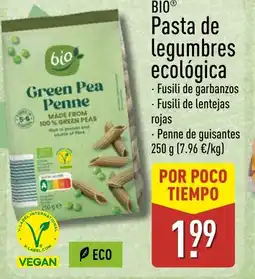 ALDI BIO Pasta de legumbres ecológica oferta