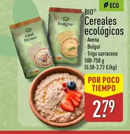 ALDI BIO Cereales ecológicos oferta