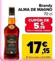 Carrefour Alma de magno - brandy oferta