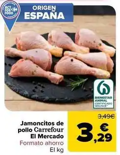 Carrefour Carrefour el mercado - jamoncitos de pollo oferta