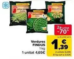 Carrefour Market Findus - verduras oferta