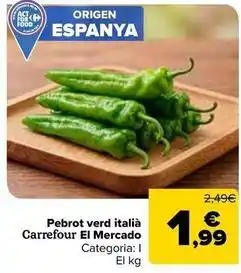 Carrefour Market Carrefour el mercado - pimiento verde italiano oferta