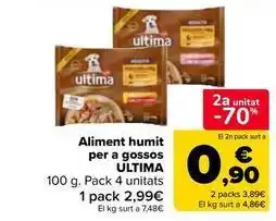 Carrefour Market Última - alimento humedo para perros oferta