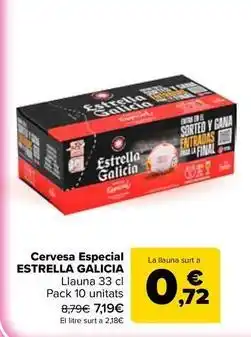Carrefour Market Estrella galicia - cerveza especial oferta