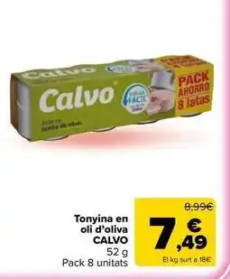 Carrefour Market Calvo - atun en aceite de oliva oferta