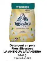 Carrefour Market La antigua lavandera - detergente en polvo flores silvestres oferta