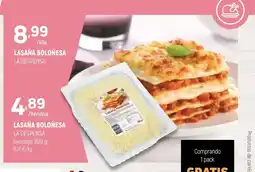 Coviran LA DESPENSA Lasaña boloñesa oferta