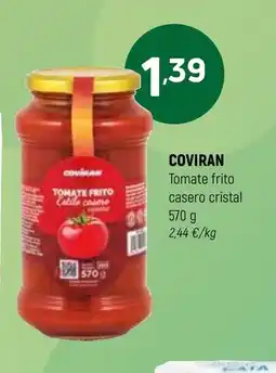 Coviran COVIRAN Tomate frito casero cristal oferta