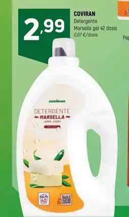 Coviran COVIRAN Detergente Marsella gel 42 dosis oferta