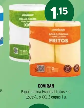Coviran COVIRAN Papel cocina Especial fritos oferta