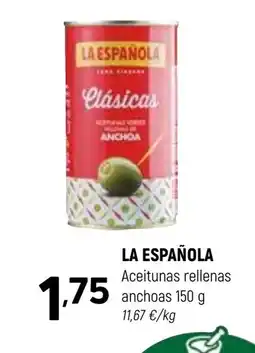 Coviran LA ESPAÑOLA Aceitunas rellenas anchoas oferta