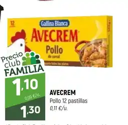 Coviran AVECREM Pollo 12 pastillas oferta