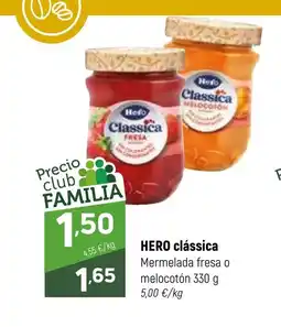 Coviran HERO clássica Mermelada fresa o melocotón oferta