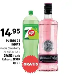 Coviran PUERTO DE INDIAS Ginebra Strawberry oferta