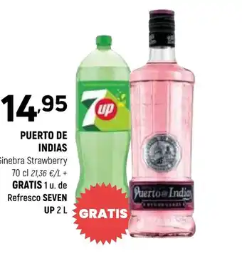 Coviran PUERTO DE INDIAS Ginebra Strawberry oferta