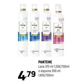Coviran PANTENE Laca o espuma oferta