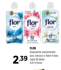 Coviran Suavizante concentrado azul, nenuco o Twist frutos rojos 59 dosis oferta