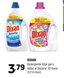 Coviran DIXAN Detergente Total gel o Adiós al Separar 30 dosis oferta