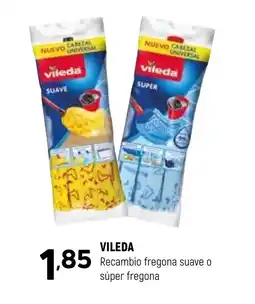 Coviran VILEDA Recambio fregona suave o súper fregona oferta
