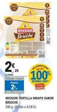 Mission - tortilla wraps sabor brioche