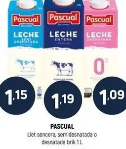 Coviran Pascual - llet sencera oferta