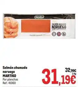 Makro Martiko - salmón ahumado noruego oferta