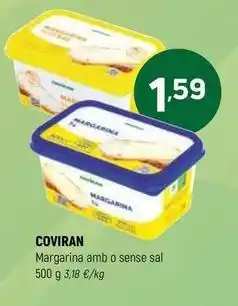 Coviran Coviran - margarina amb o sense sal oferta