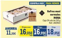 Makro Rioba - gofres maxi normales oferta