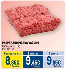 Makro Preparado picada vacuno oferta