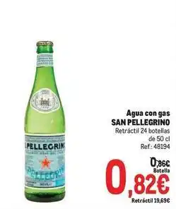 Makro San pellegrino - agua con gas oferta