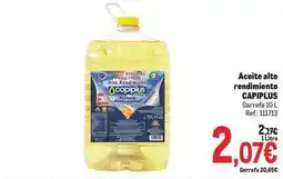 Makro Capiplus - aceite alto rendimiento oferta
