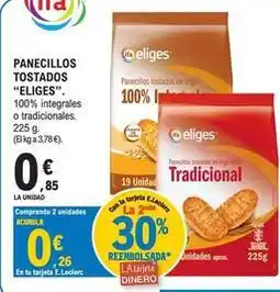 E.Leclerc Ifa eliges - panecillos tostados oferta