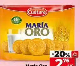 Dia Cuétara - maría oro oferta