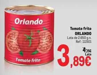 Makro Orlando - tomate frito oferta