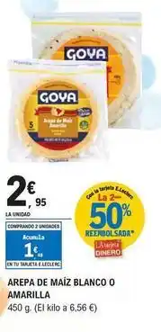 E.Leclerc Blanco - arepa de maiz o amarilla oferta
