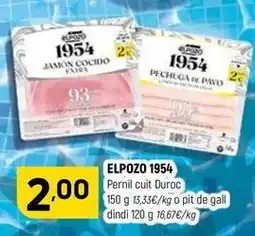 Coviran Elpozo - 1954 pernil cuit duroc oferta