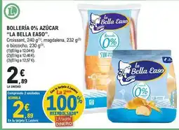 E.Leclerc La bella easo - bolleria 0% azucar oferta
