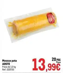 Makro Aoste - mousse pato oferta