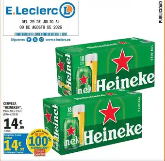 E.Leclerc Heineken - cerveza oferta