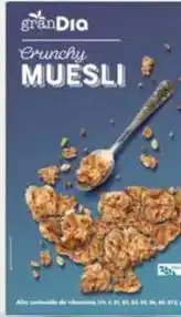 Dia Gran dia - crunchy muesli oferta