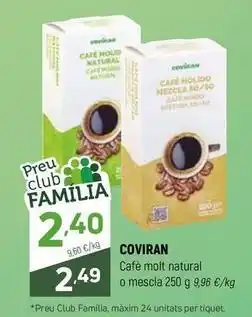 Coviran Coviran - cafe molt natural o mescla oferta