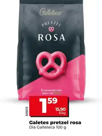 Dia Dia galleteca - galletas pretzel rosa oferta
