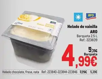 Makro Aro - helado de vainilla oferta