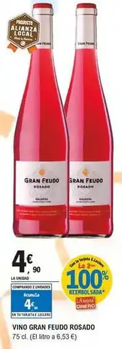 E.Leclerc Gran feudo - vino rosado oferta