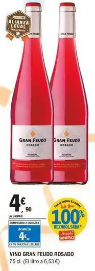 E.Leclerc Gran feudo - vino rosado oferta