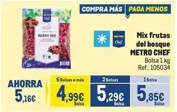 Makro Chef select - mix frutas del bosque oferta