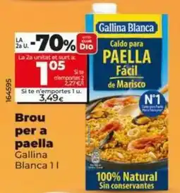 Dia Gallina blanca - caldo para paella oferta