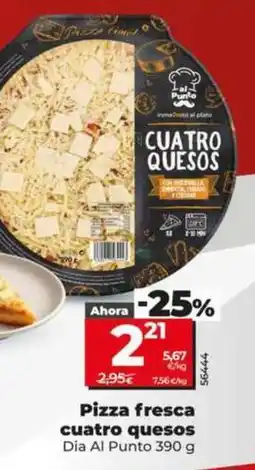 Dia Dia al punto - pizza fresca cuatro quesos oferta