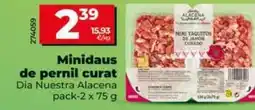 Dia Dia nuestra alacena - mini taquitos de jamón curado oferta